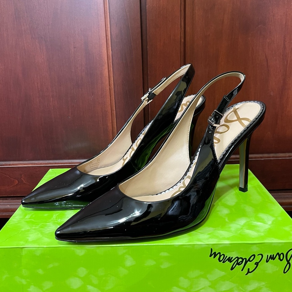 Sam Edelman Patent Leather Slingbacks